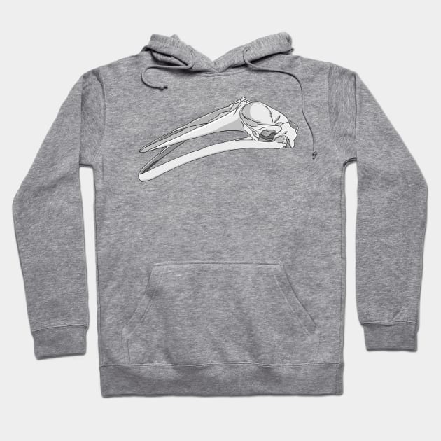 Minke Whale Skull Hoodie by babygunz47